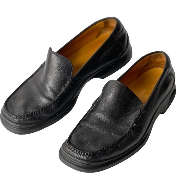 Cole Haan Men\'s Black Leather Nike Air Loafer Slip On Dress Shoes, Sz 10.5M main image 7